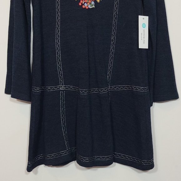 Stitch Fix THML Sonata Embroidered Knit Mini Dress - Picture 3 of 8